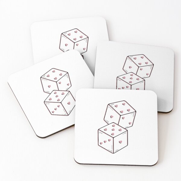 Item preview, hearts dice designed and sold by melissagiordano.