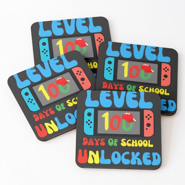 Item preview, level 100 days of school unlocked designed and sold by 4uoffers.