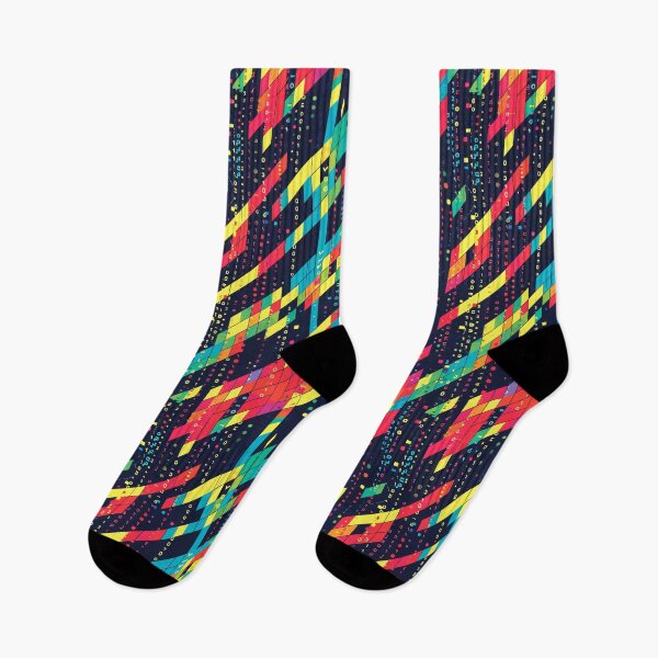 Item preview, Retro Digital Stream Abstract designed and sold by Sir Meow Meow.