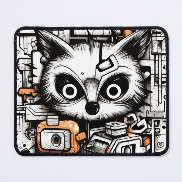 Item preview, Grafitti Inspiration Street Art Raccoon graffiti geometry designed and sold by Toms Tee.