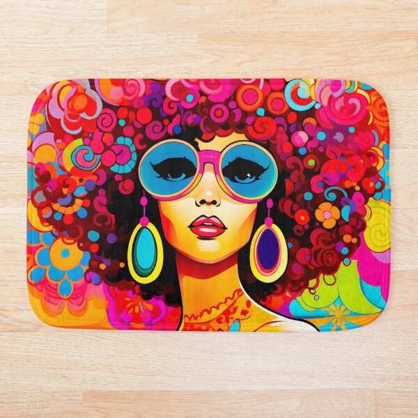 Item preview, Arte pop retro afro chic maravilloso designed and sold by BuxomBabe21.