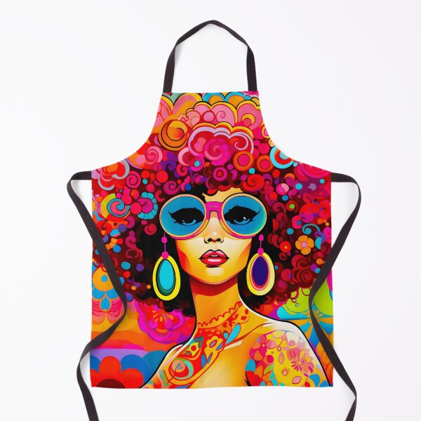 Item preview, Groovy Retro Afro Chic pop art designed and sold by BuxomBabe21.