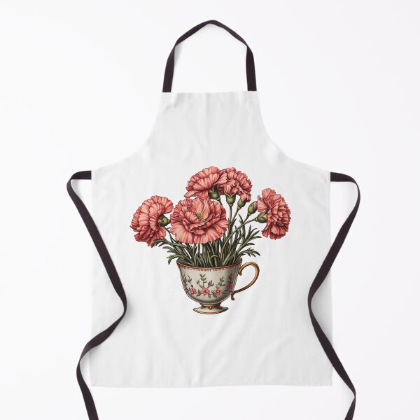 Item preview, Teacup Blooms: Vintage Carnation Arrangement designed and sold by Rez3rekt.