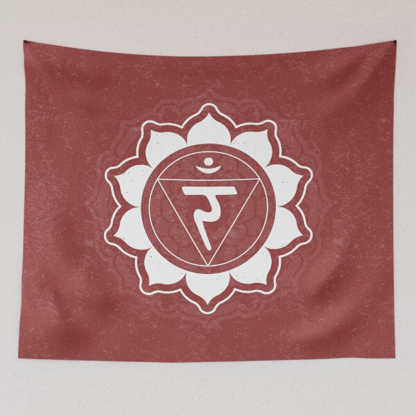 Item preview, Solar Plexus Chakra Mandala - Ruby + Snow designed and sold by Irene Estelle.