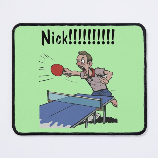 Item preview, Ping pong player hitting a winner: Yelling Nick! designed and sold by SomeGuyLou.