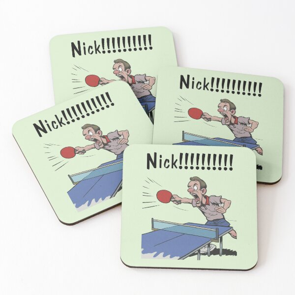 Item preview, Ping pong player hitting a winner: Yelling Nick! designed and sold by SomeGuyLou.
