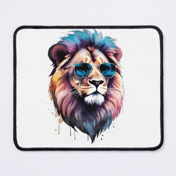 Item preview, Lion with sunglasses designed and sold by Gabriel0x.