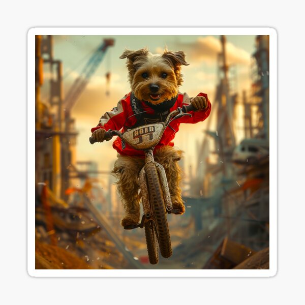 Artikel-Vorschau von Hund fährt bei den Olympischen Spielen mit dem Mountainbike, designt und verkauft von lylange.