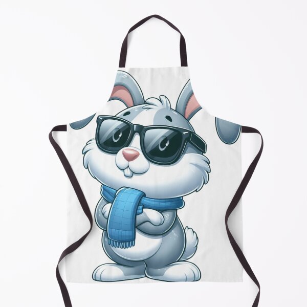 Item preview, Cool Rabbit Wearing a Blue Scarf and Sunglasses designed and sold by Gaborai.