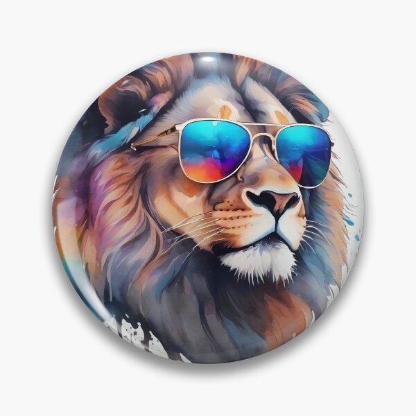 Item preview, Lion with sunglasses  designed and sold by Gabriel0x.