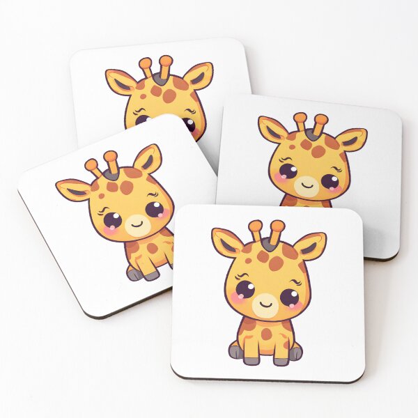 Item preview, Cute giraffe, baby giraffe, kawaii giraffe designed and sold by PurpleWay.
