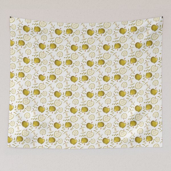 Item preview, Green Apples & Hearts  designed and sold by katevcreates.