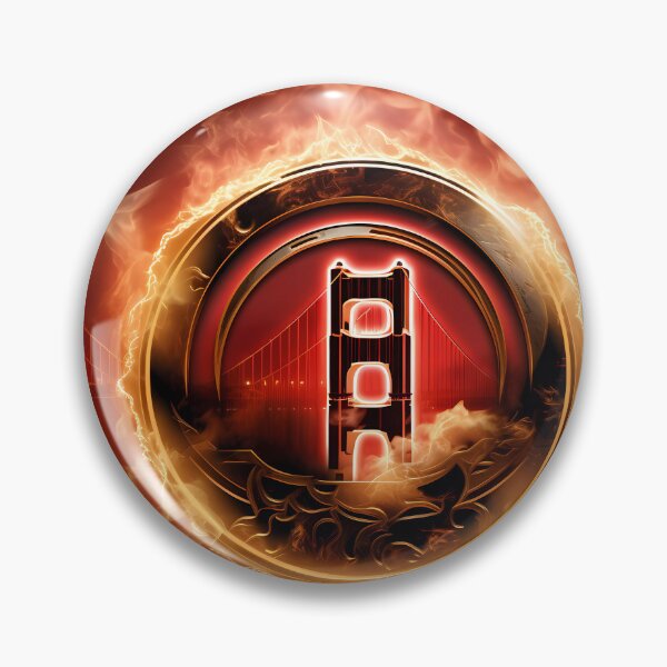 Item preview, "Champions on Fire: Golden Gate Bridge Edition" designed and sold by Art-Vortex-fr.