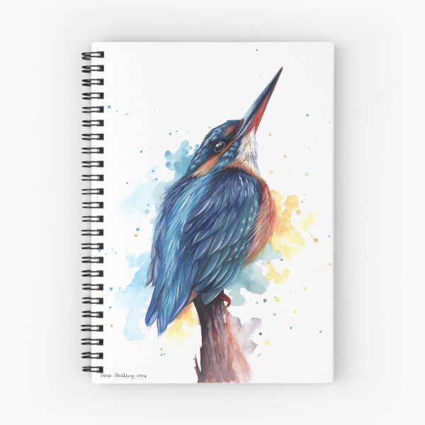 Item preview, Kingfisher perching designed and sold by sarahstribb.