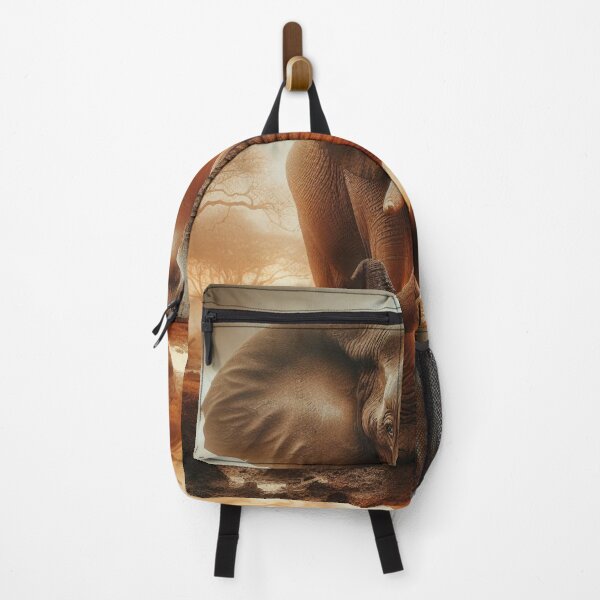 Item preview, Wisdom Unveiled - The Noble Presence of an Old Elephant designed and sold by ProgressMagnet.