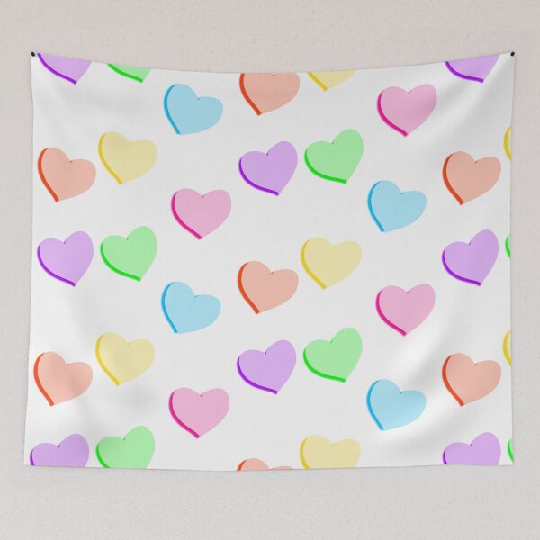 Aperçu de l'œuvre Coeurs colorés mignons, coeurs autocollants mignons pour la Saint-Valentin créée et vendue par vyascreations.