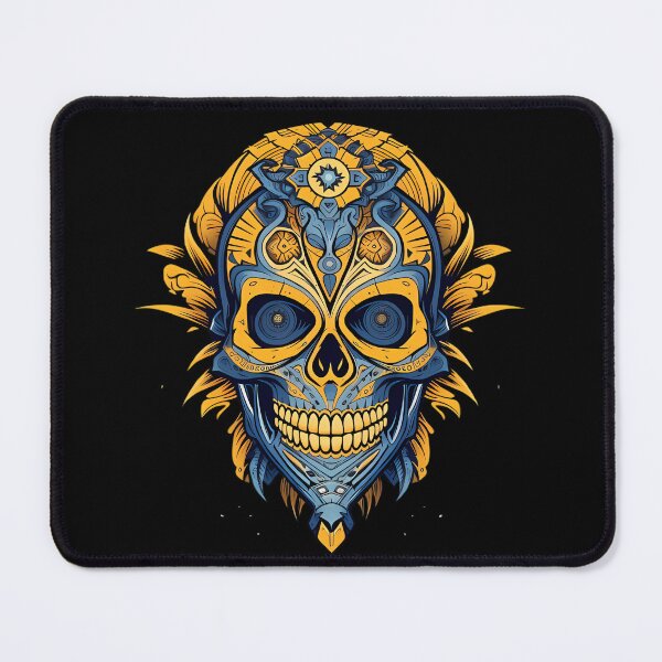Item preview, “Cultural Fusion Skull Tee” designed and sold by Art-Vortex-fr.