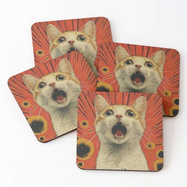 Item preview, Shocked Cat I designed and sold by summer-sun-designs.