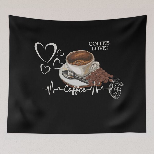Artikelvorschau, Ich liebe Kaffee – digitales Design entworfen und verkauft von SrumbleArt.