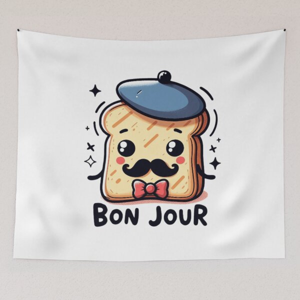 Item preview, French toast bon jour  designed and sold by Culmika.