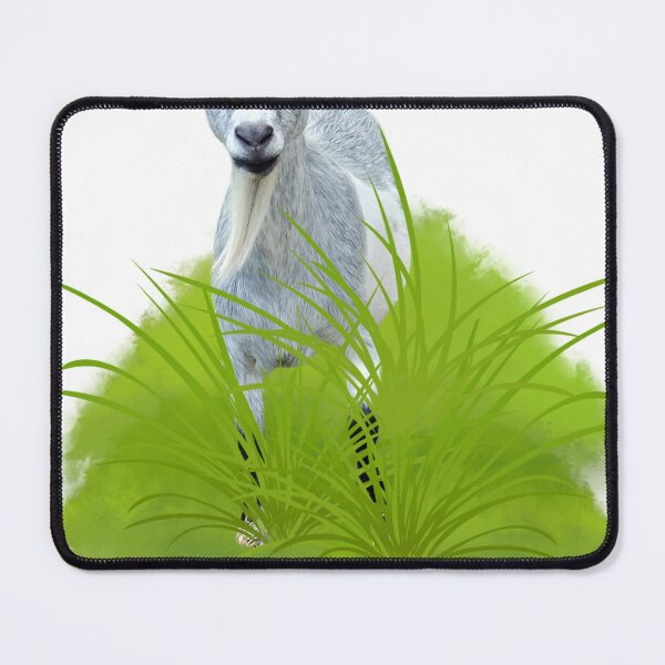 Item preview, Grassy Goat Lady | Cute Goats | Funny Goats | Goat Puns designed and sold by PistolRidgeFarm.