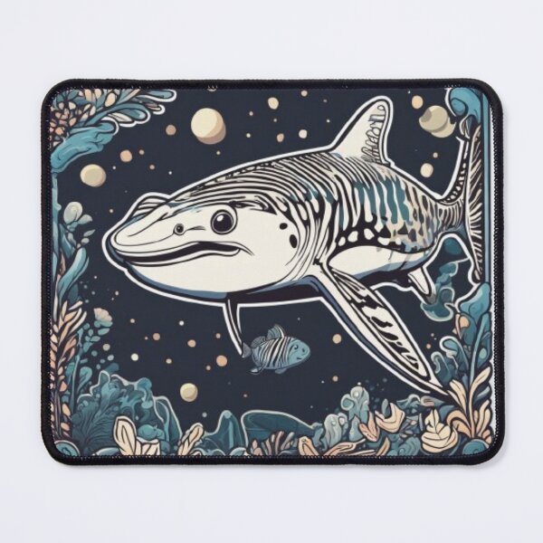 Item preview, Zebra Shark with water plant designed and sold by JIGUWORLD.