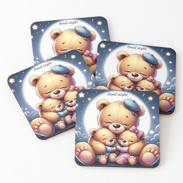 Item preview, Cuddles under Starry Skies designed and sold by AI-Only Creations.