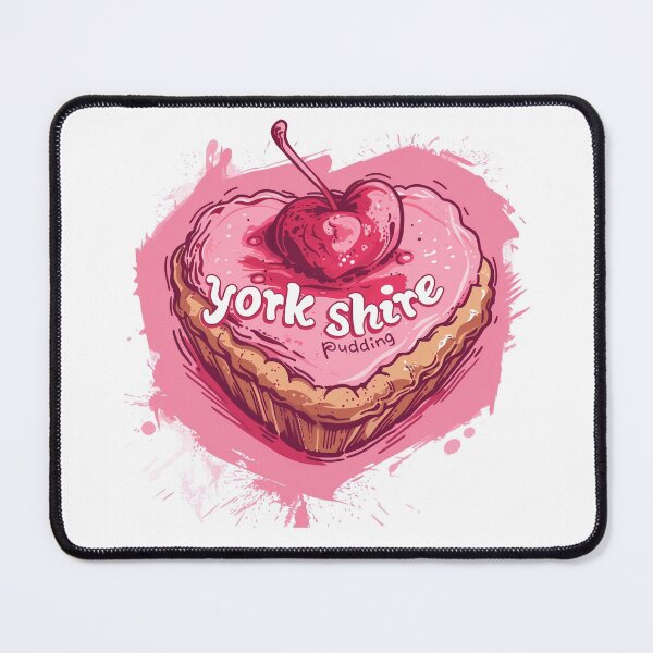 Item preview, Yorkshire Pudding Love: Cute Pink Hearts Pattern designed and sold by meowjourney.