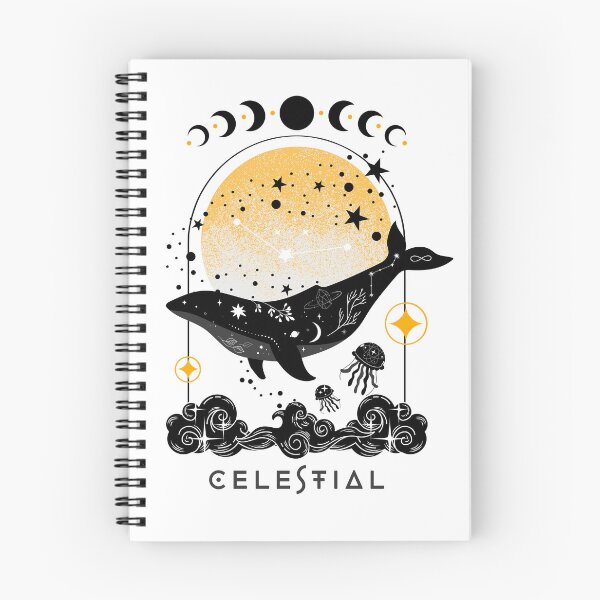 Item preview, Celestial animal Whale designed and sold by MonochromeEcho.