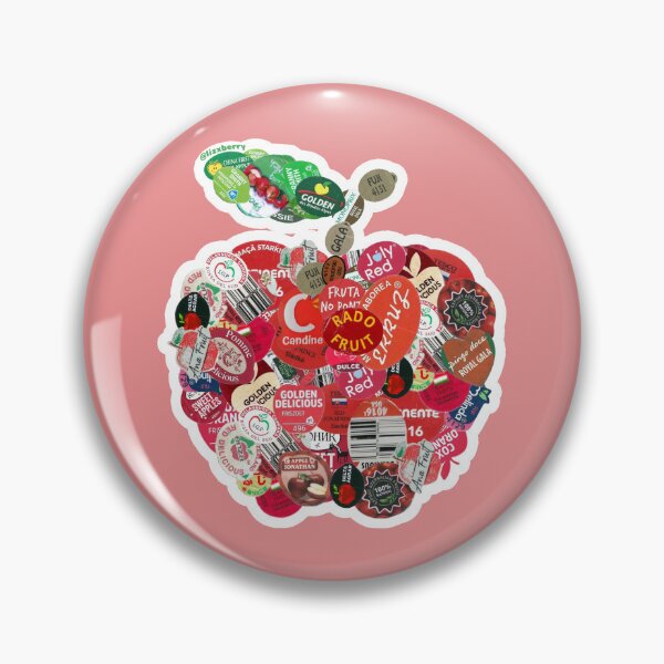 Item preview, Apple from fruit labels designed and sold by lizxberry.