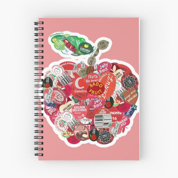 Item preview, Apple from fruit labels designed and sold by lizxberry.