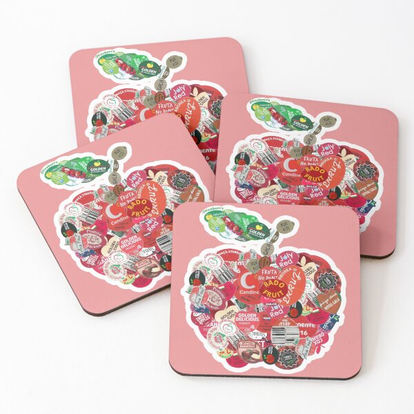 Item preview, Apple from fruit labels designed and sold by lizxberry.