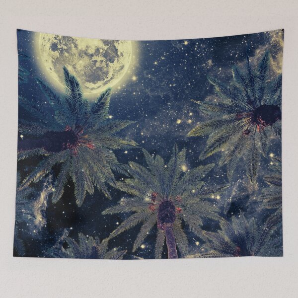 Item preview, Palm trees on a starry night designed and sold by Neeshki.