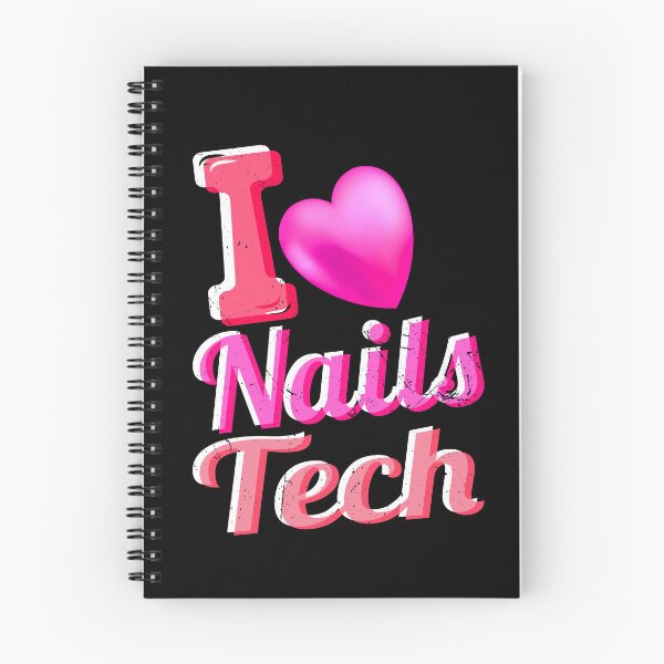 Item preview, I Love Nails Tech Valentines Day Nails Girls Nails Lover T-Shirt designed and sold by DeeplyArt.