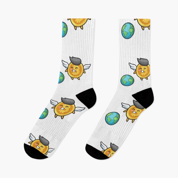 Item preview, Bitcoin's Happy Journey: Flight Above Earth into the World of Decentralized Technology designed and sold by Kluckies.