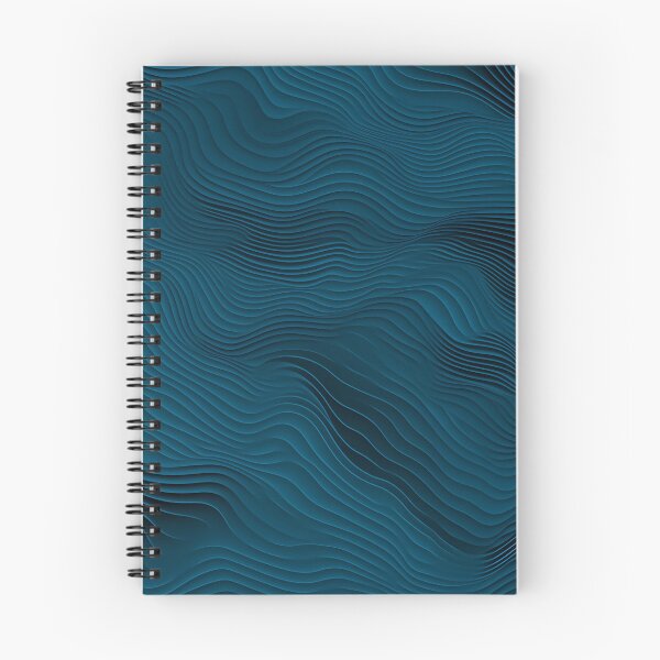 Item preview, Blue Abstract Ripples Wave Paper Texture designed and sold by EnchantArtCo.