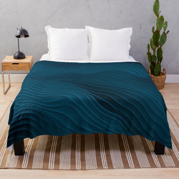 Item preview, Blue Abstract Ripples Wave Paper Texture designed and sold by EnchantArtCo.