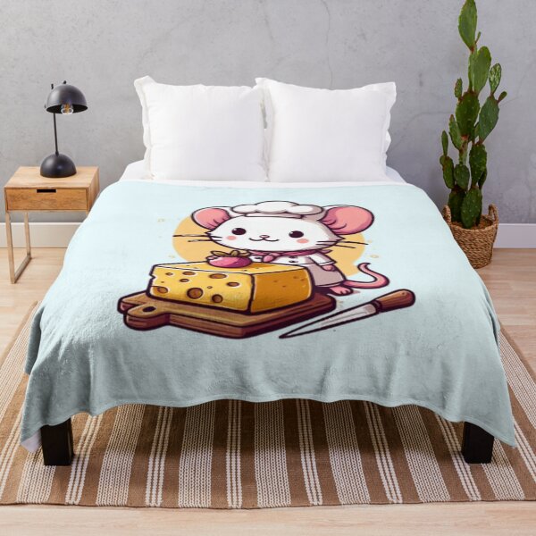 Item preview, Cute chef mouse with a cheese cake designed and sold by Culmika.