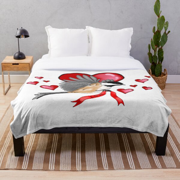 Item preview, Happy Valentine's Day Chickadee designed and sold by cameoivory.