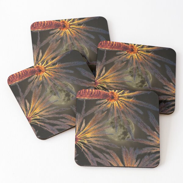 Item preview, Palm trees on a full moon designed and sold by Neeshki.