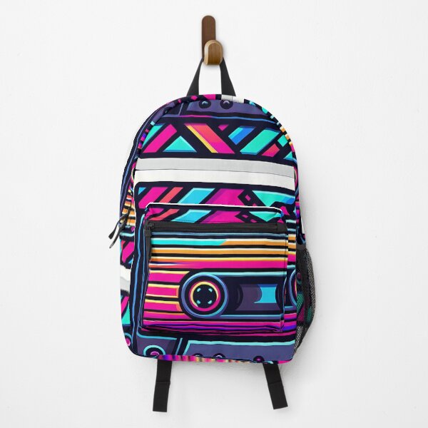Item preview, Neon Nostalgia: An 80s Mixtape Tribute in Pop Art designed and sold by DethLock.