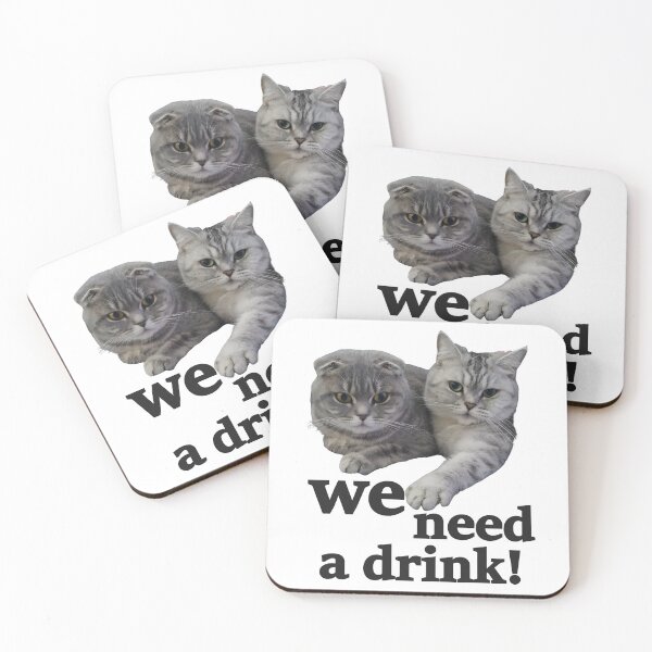 Item preview, Cats Need a Drinks designed and sold by coolpixeltik.