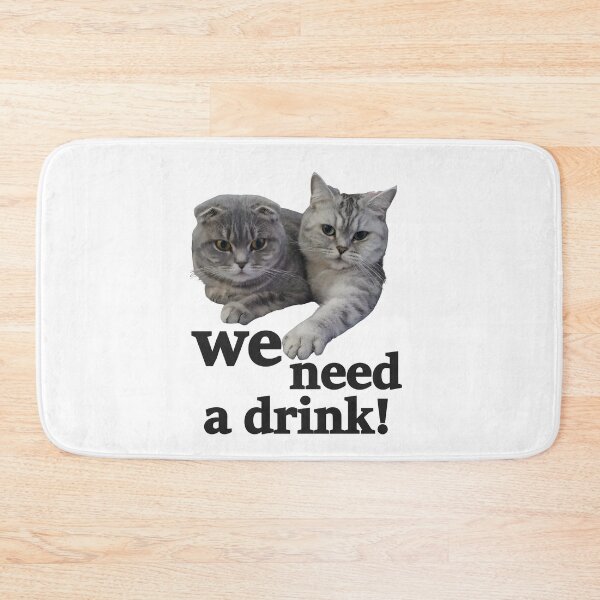 Item preview, Cats Need a Drinks designed and sold by coolpixeltik.
