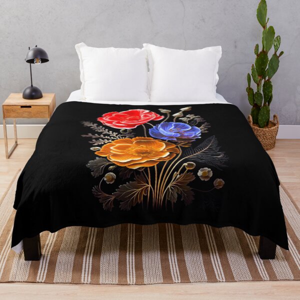 Item preview, Armenian Tricolor Flowers designed and sold by doniainart.