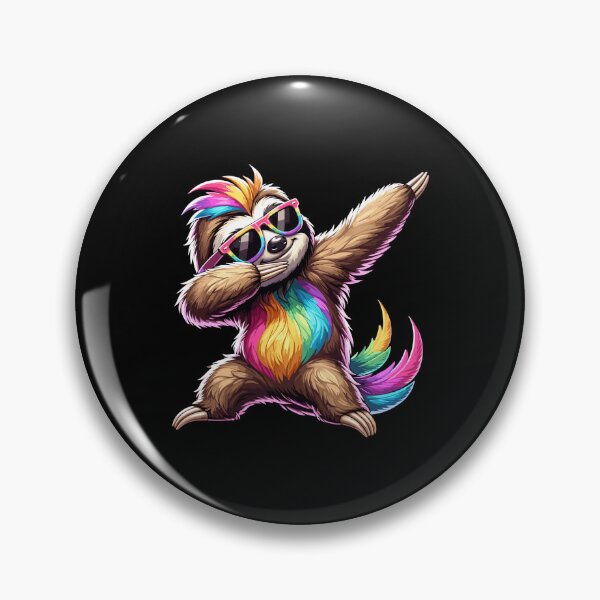 Item preview, Colorful Sloth designed and sold by Samotivation.