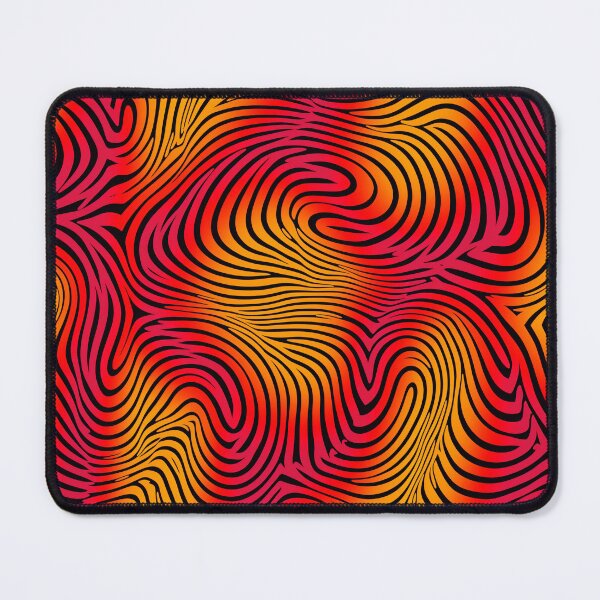 Item preview, Orange Red Undulating Lines designed and sold by EnchantArtCo.
