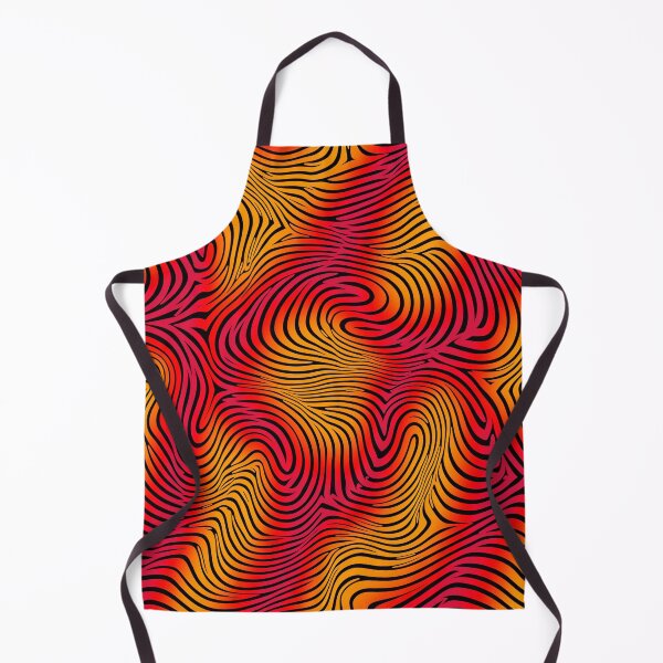 Item preview, Orange Red Undulating Lines designed and sold by EnchantArtCo.