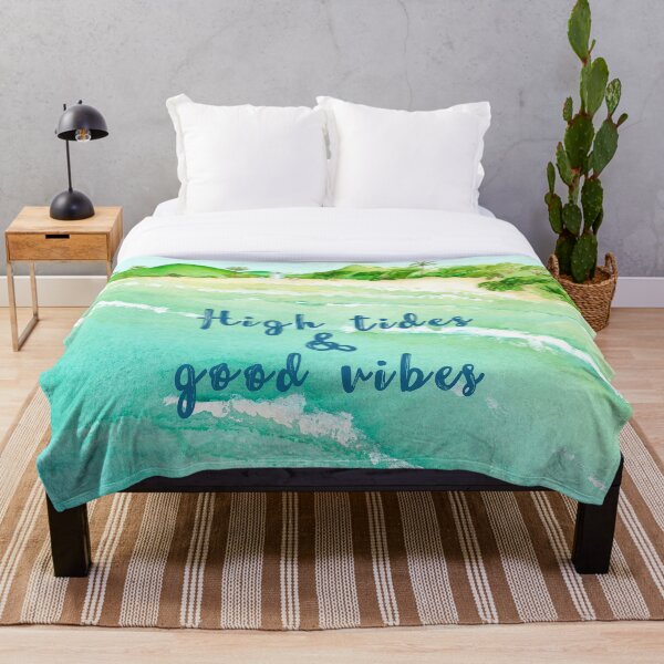 Item preview, High Tides and Good Vibes Beach Art designed and sold by Emily Duvall.