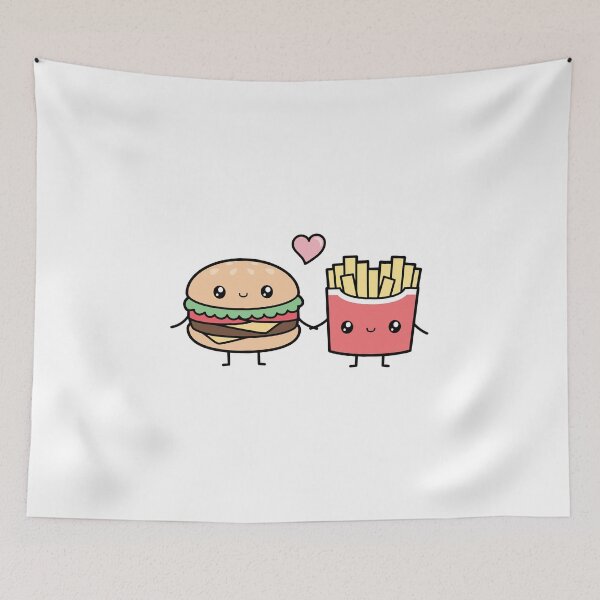 Item preview, Perfect Match - Burger & Fries designed and sold by hristiyant.
