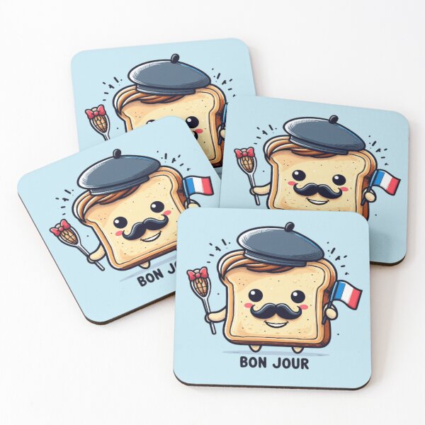 Item preview, French toast bon jour  designed and sold by Culmika.